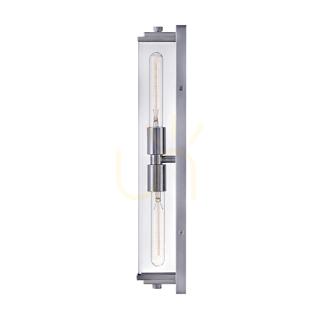 Display HENRI wall lamp - 2 light sources - Polished chrome QUINTIESSE HENRI wall lamp - 2 light sources - Polished chrome QUINTIESSE