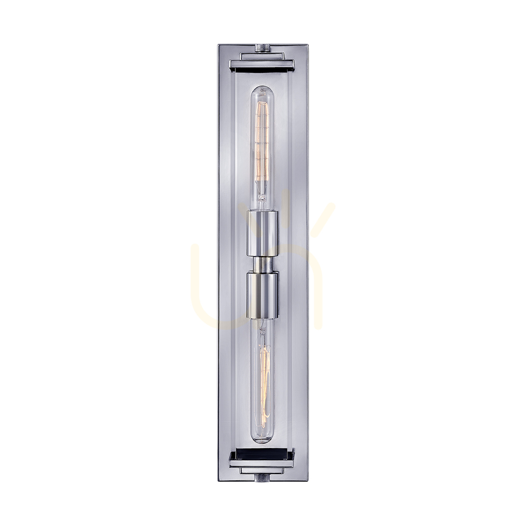 Show HENRI wall lamp - 2 light sources - Polished chrome QUINTIESSE HENRI wall lamp - 2 light sources - Polished chrome QUINTIESSE