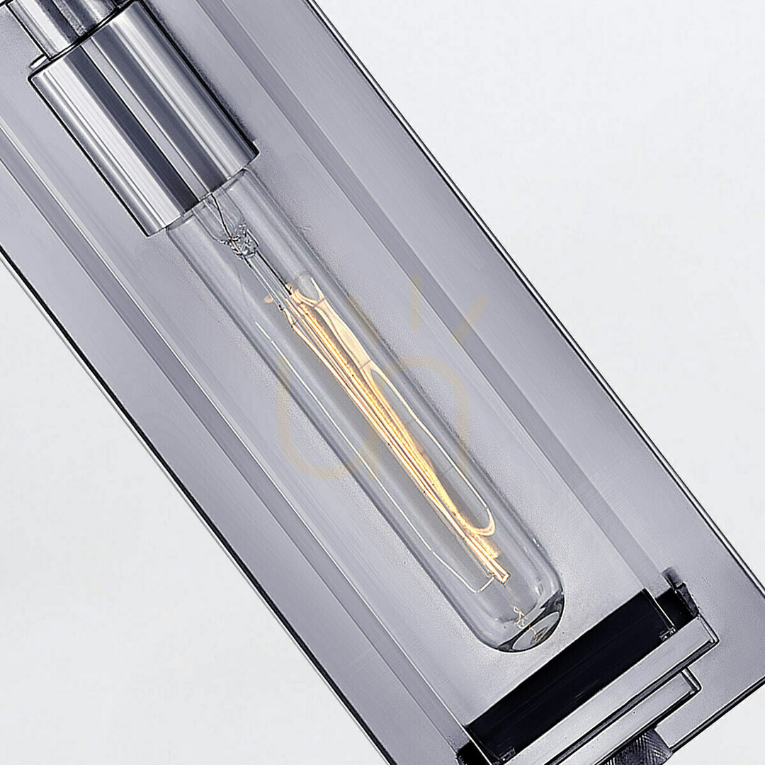 Preview HENRI wall lamp - 2 light sources - Polished chrome QUINTIESSE HENRI wall lamp - 2 light sources - Polished chrome QUINTIESSE