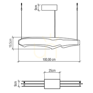 HORIZON QUINTIESSE medium LED island lamp 2 HORIZON QUINTIESSE medium LED island lamp small 2