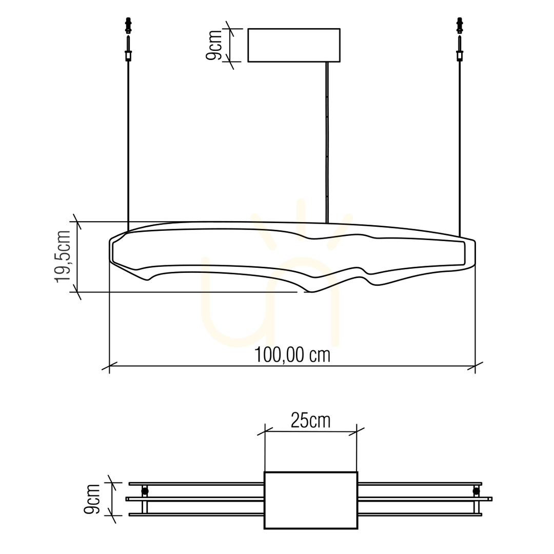 Preview HORIZON QUINTIESSE medium LED island lamp HORIZON QUINTIESSE medium LED island lamp