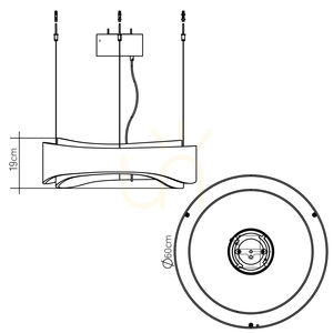 HORIZON QUINTIESSE medium LED pendant lamp 2 HORIZON QUINTIESSE medium LED pendant lamp small 2