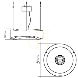 HORIZON QUINTIESSE large LED pendant lamp 2 HORIZON QUINTIESSE large LED pendant lamp small 2