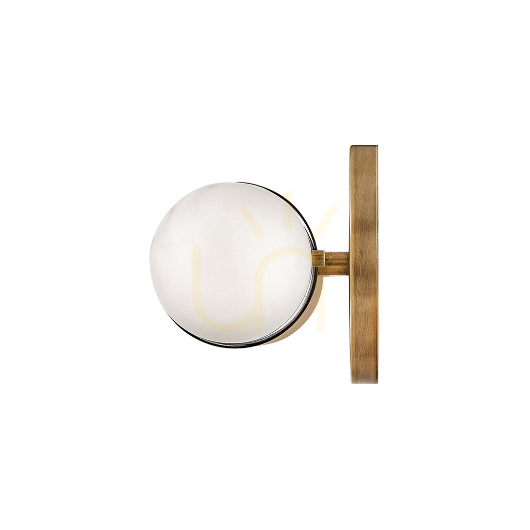 Show Medium LED wall lamp IBIZA - Classic brass QUINTIESSE Medium LED wall lamp IBIZA - Classic brass QUINTIESSE