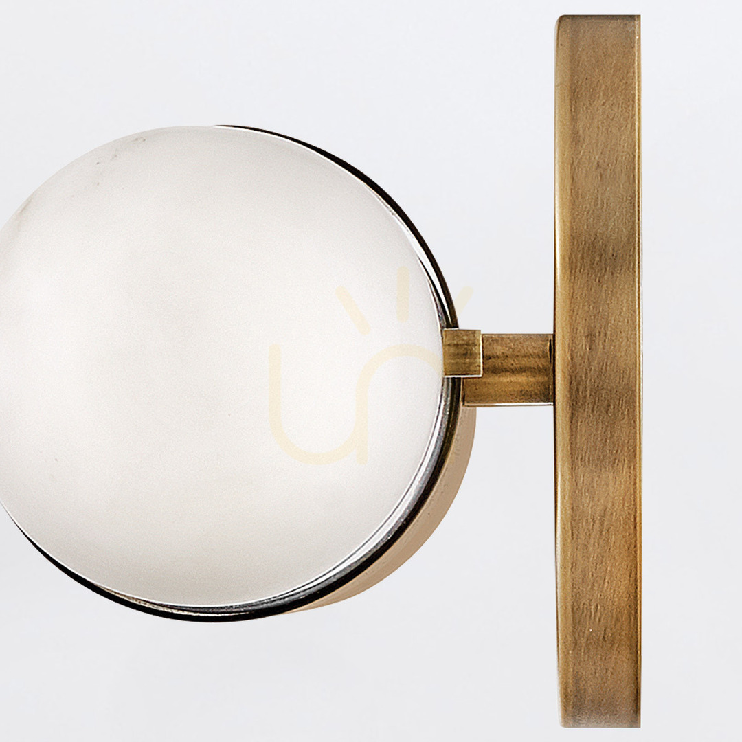 Preview Medium LED wall lamp IBIZA - Classic brass QUINTIESSE Medium LED wall lamp IBIZA - Classic brass QUINTIESSE