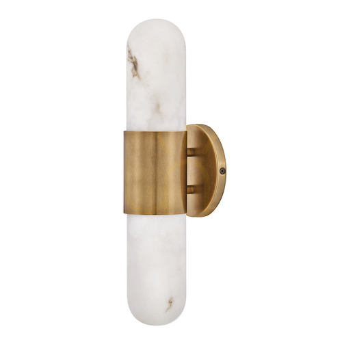 Check Medium LED wall lamp IBIZA - Classic brass QUINTIESSE