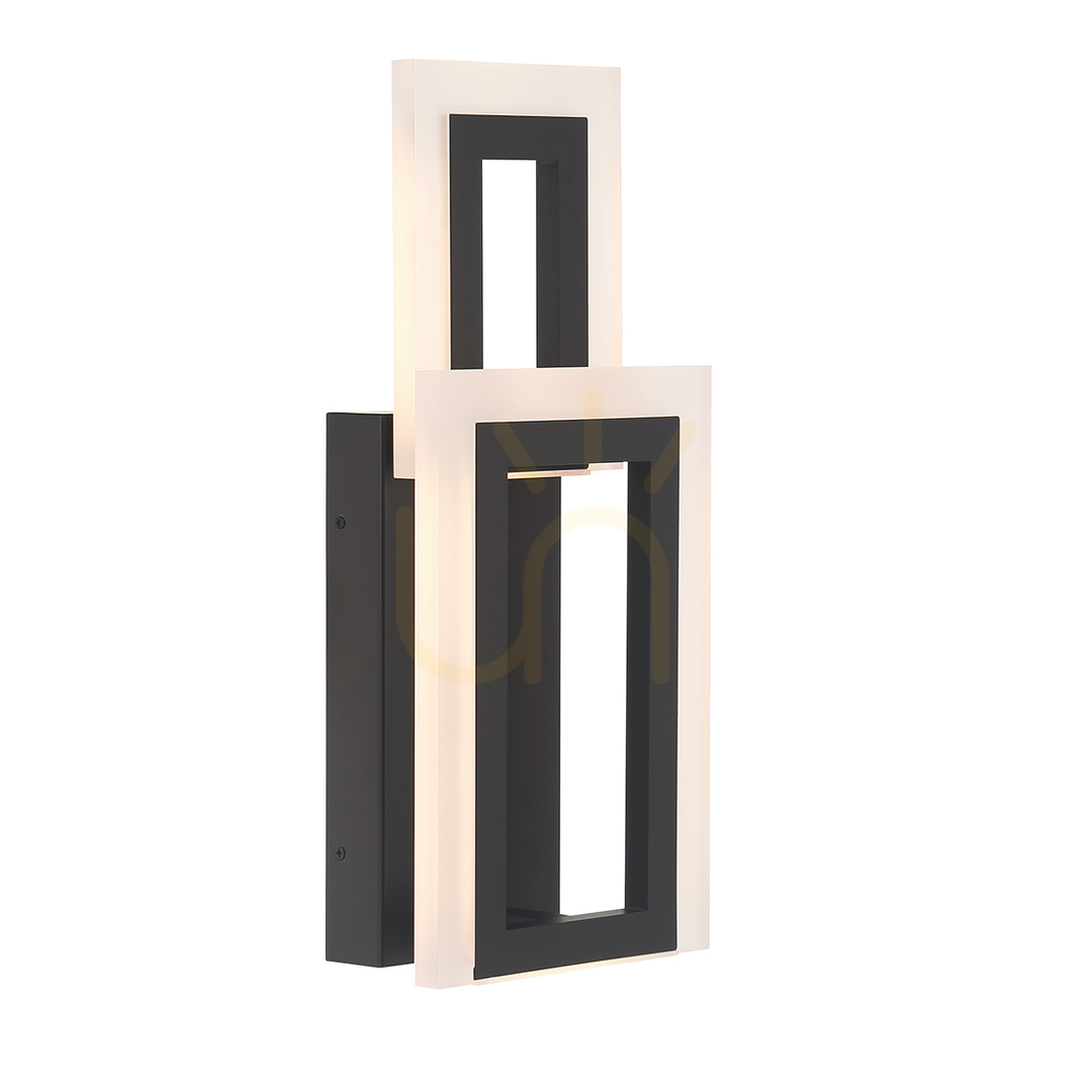 Wall lamp INIZIO - Matte black QUINTIESSE