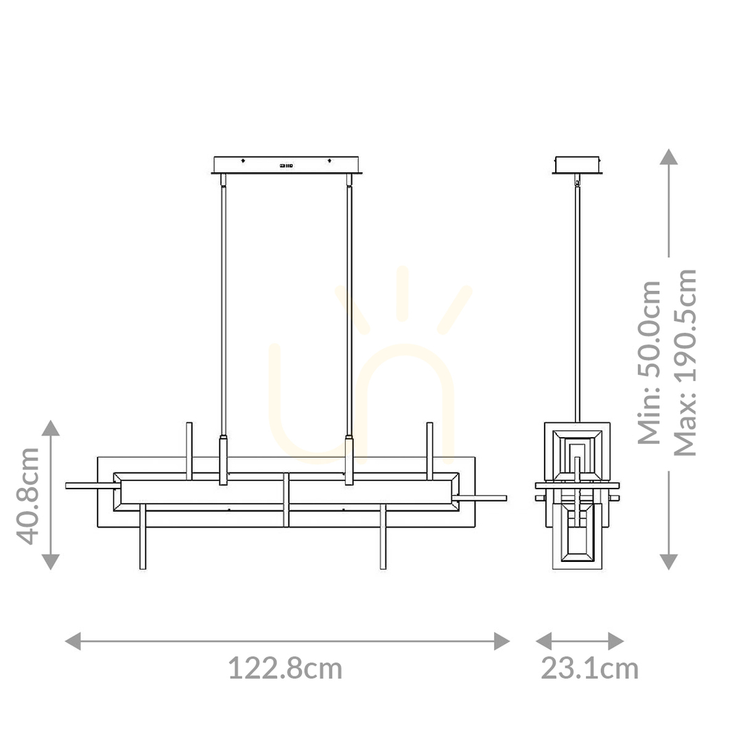Preview INIZIO medium island lamp - Matte black QUINTIESSE INIZIO medium island lamp - Matte black QUINTIESSE