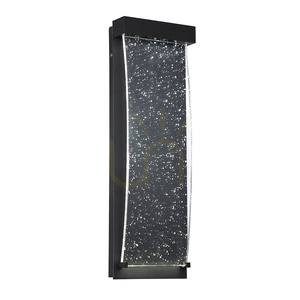 Medium wall lantern KABO - Textured black QUINTIESSE small 1