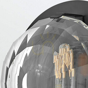 LEO wall lamp - 1 light source - Black QUINTIESSE 3 LEO wall lamp - 1 light source - Black QUINTIESSE small 3