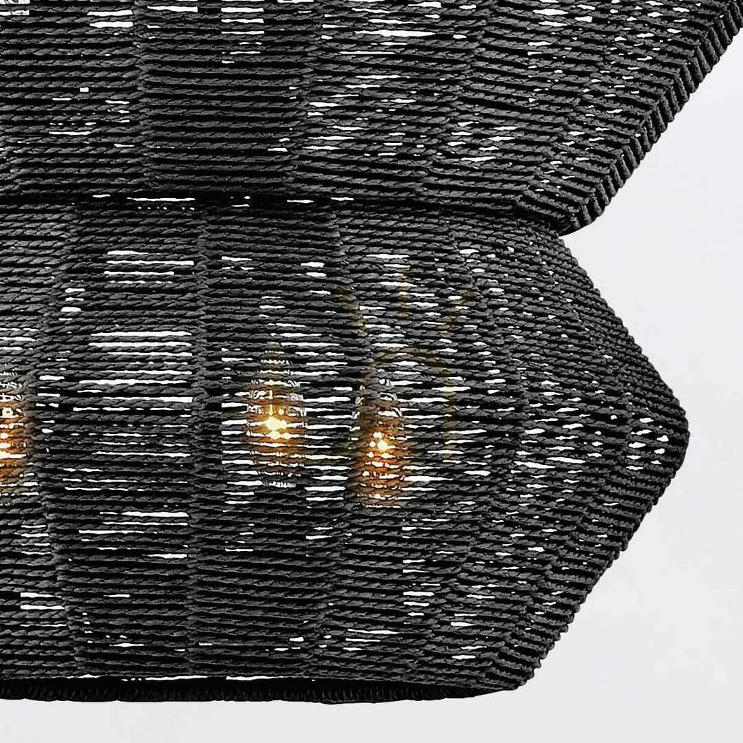 Check LUCA chandelier - 10 light sources - Black QUINTIESSE LUCA chandelier - 10 light sources - Black QUINTIESSE