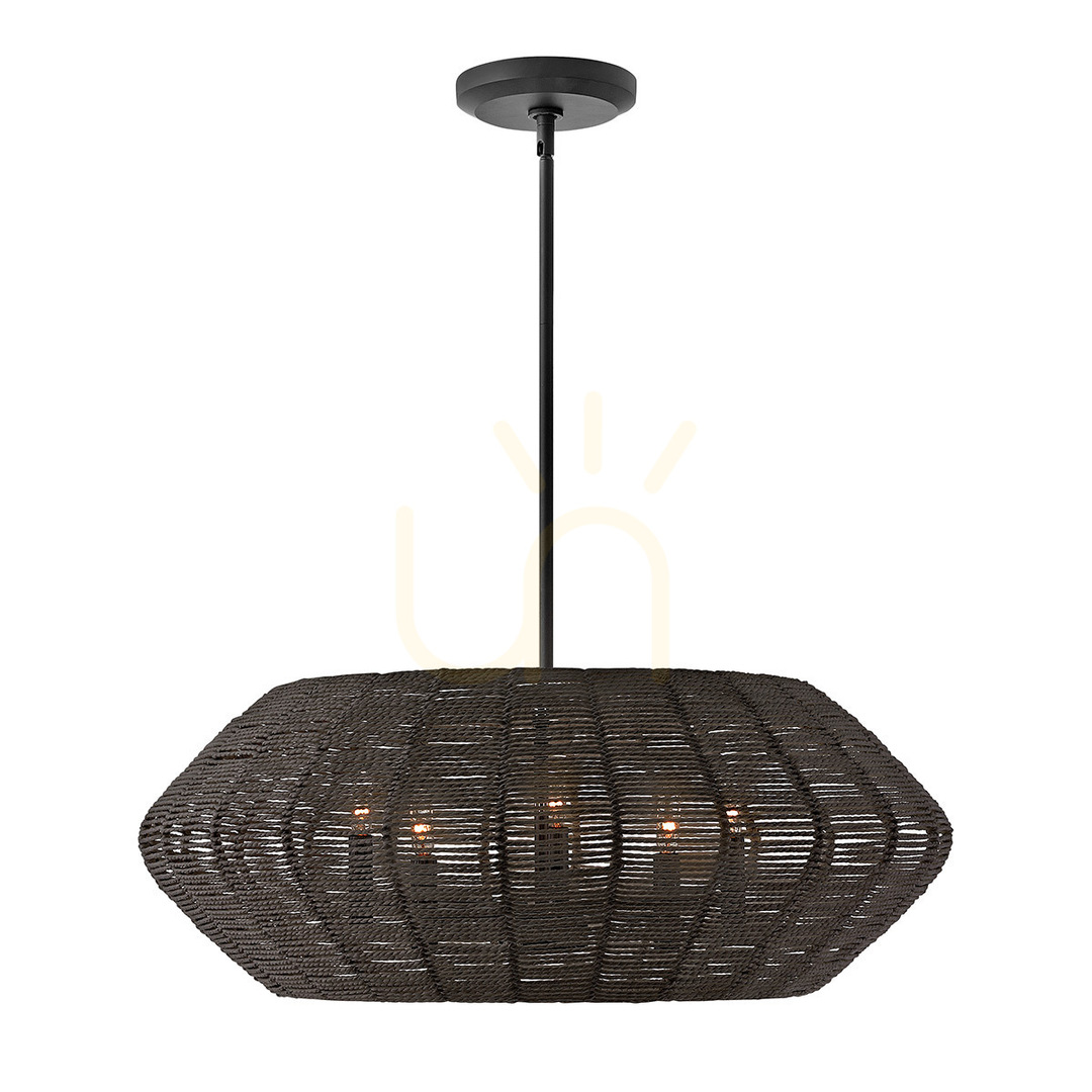 LUCA pendant lamp - 5 light sources - Black QUINTIESSE