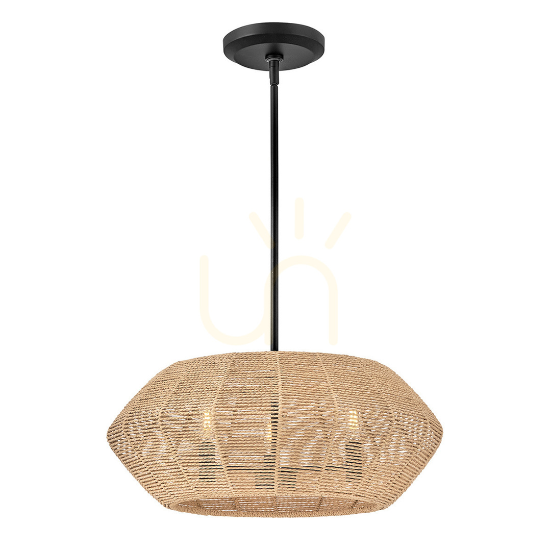 View LUCA pendant lamp - 3 light sources - Black, caramel beige QUINTIESSE LUCA pendant lamp - 3 light sources - Black, caramel beige QUINTIESSE