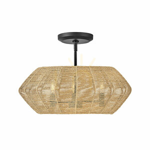 LUCA pendant lamp - 3 light sources - Black, caramel beige QUINTIESSE 4 LUCA pendant lamp - 3 light sources - Black, caramel beige QUINTIESSE small 4