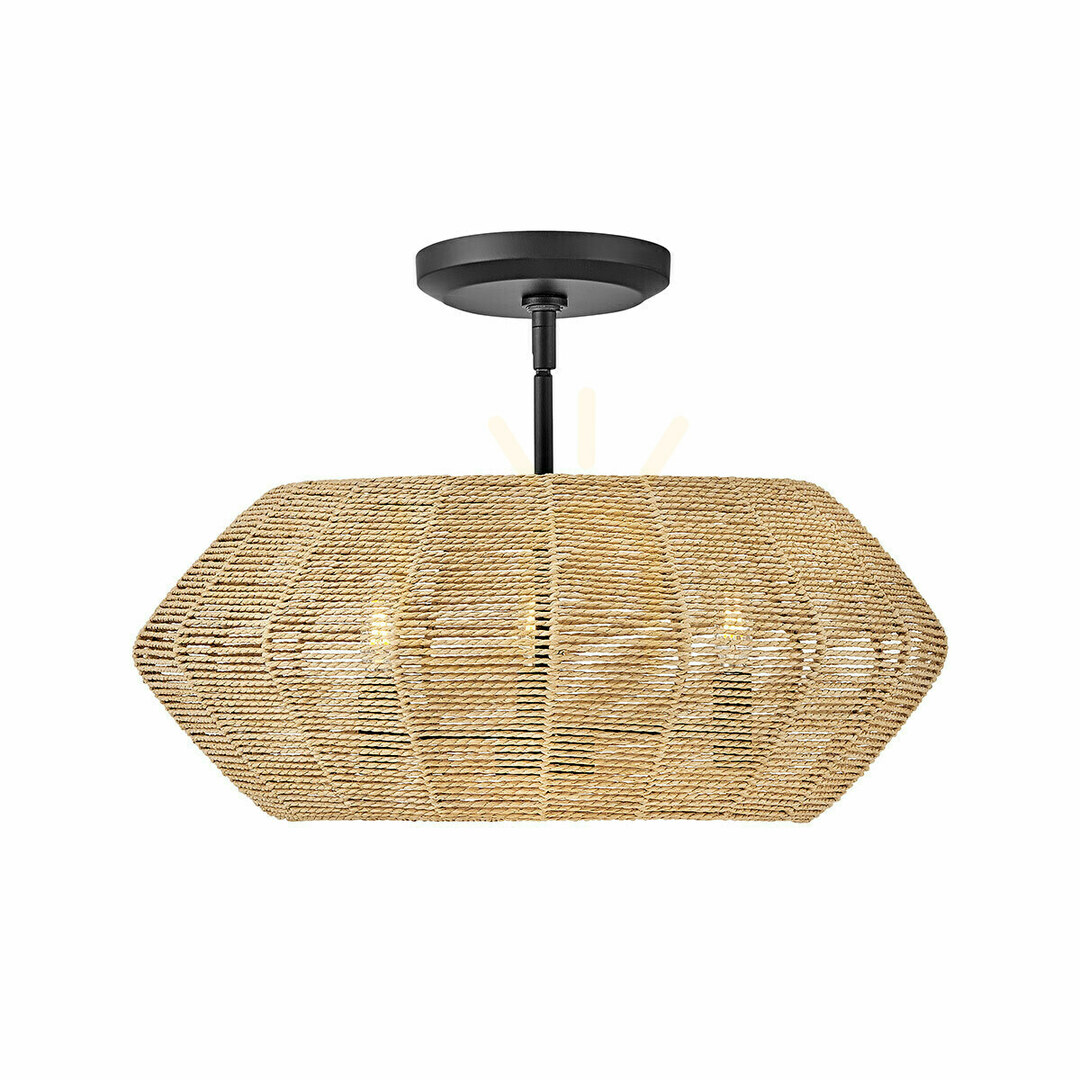 Show LUCA pendant lamp - 3 light sources - Black, caramel beige QUINTIESSE LUCA pendant lamp - 3 light sources - Black, caramel beige QUINTIESSE