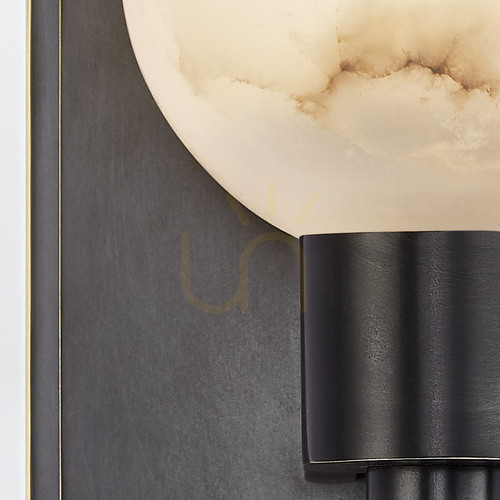 Check LUCIAN wall lamp - 1 light source - Urban brown QUINTIESSE