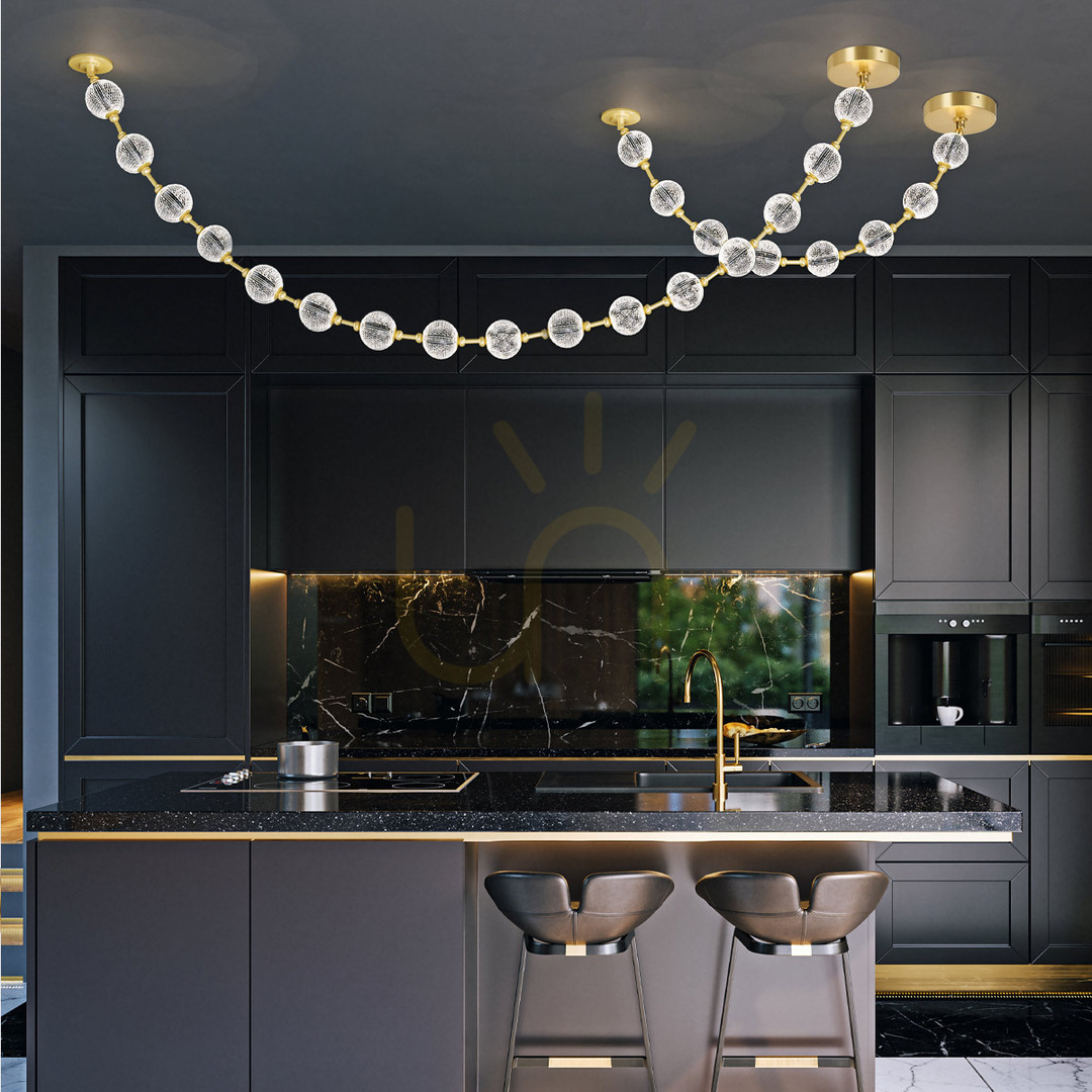 Preview MARNI LED pendant lamp - Natural brass QUINTIESSE MARNI LED pendant lamp - Natural brass QUINTIESSE