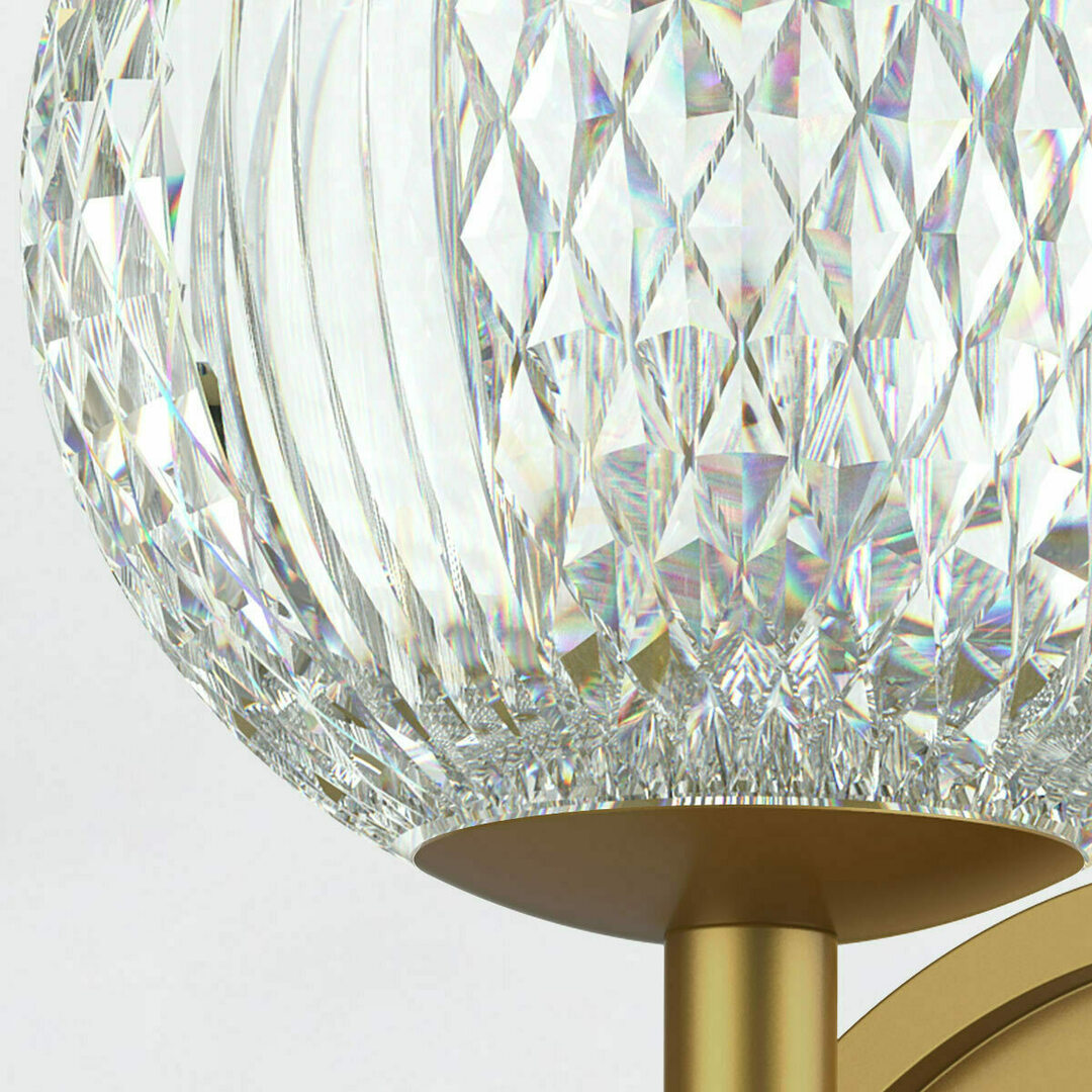 View MARNI LED wall lamp - Natural brass QUINTIESSE MARNI LED wall lamp - Natural brass QUINTIESSE