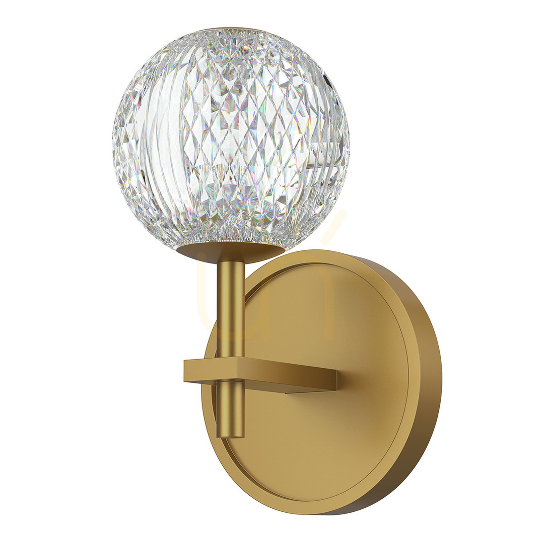 MARNI LED wall lamp - Natural brass QUINTIESSE