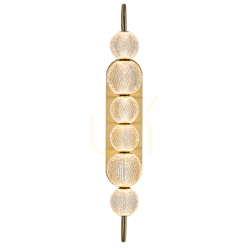 Check MARNI LED wall lamp - Natural brass QUINTIESSE