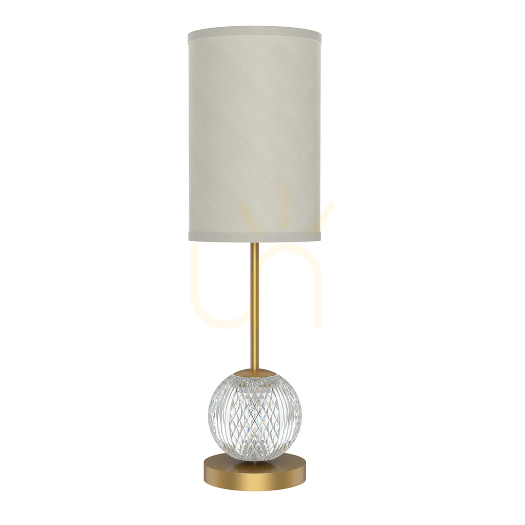 View MARNI medium LED table lamp - Natural brass QUINTIESSE MARNI medium LED table lamp - Natural brass QUINTIESSE