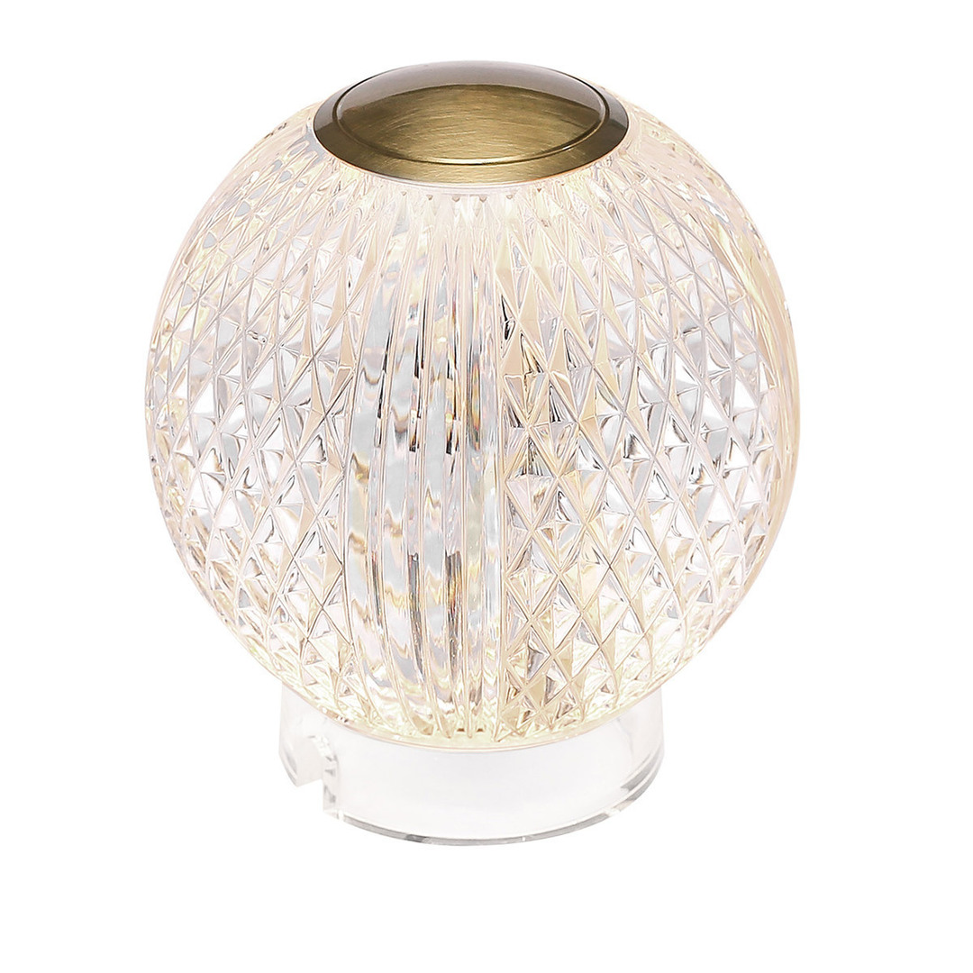 MARNI small LED table lamp - Natural brass QUINTIESSE
