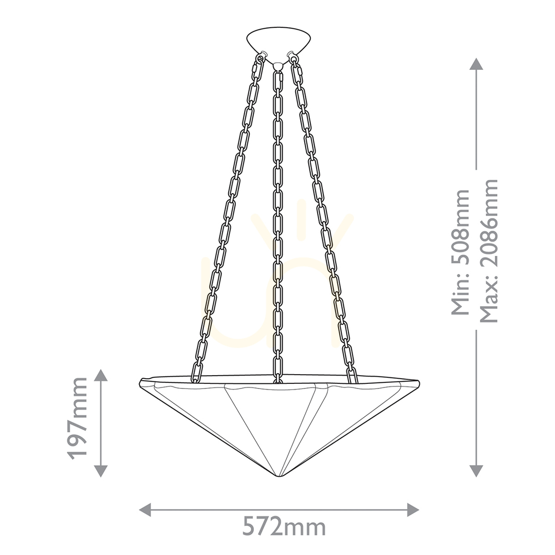 Preview MARTINE pendant lamp - 3 light sources - Antique white QUINTIESSE MARTINE pendant lamp - 3 light sources - Antique white QUINTIESSE