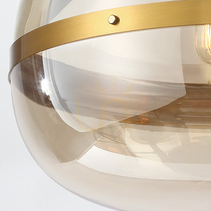 NOTTINGHAM pendant lamp - 3 light sources - Antique brass QUINTIESSE 4 NOTTINGHAM pendant lamp - 3 light sources - Antique brass QUINTIESSE small 4