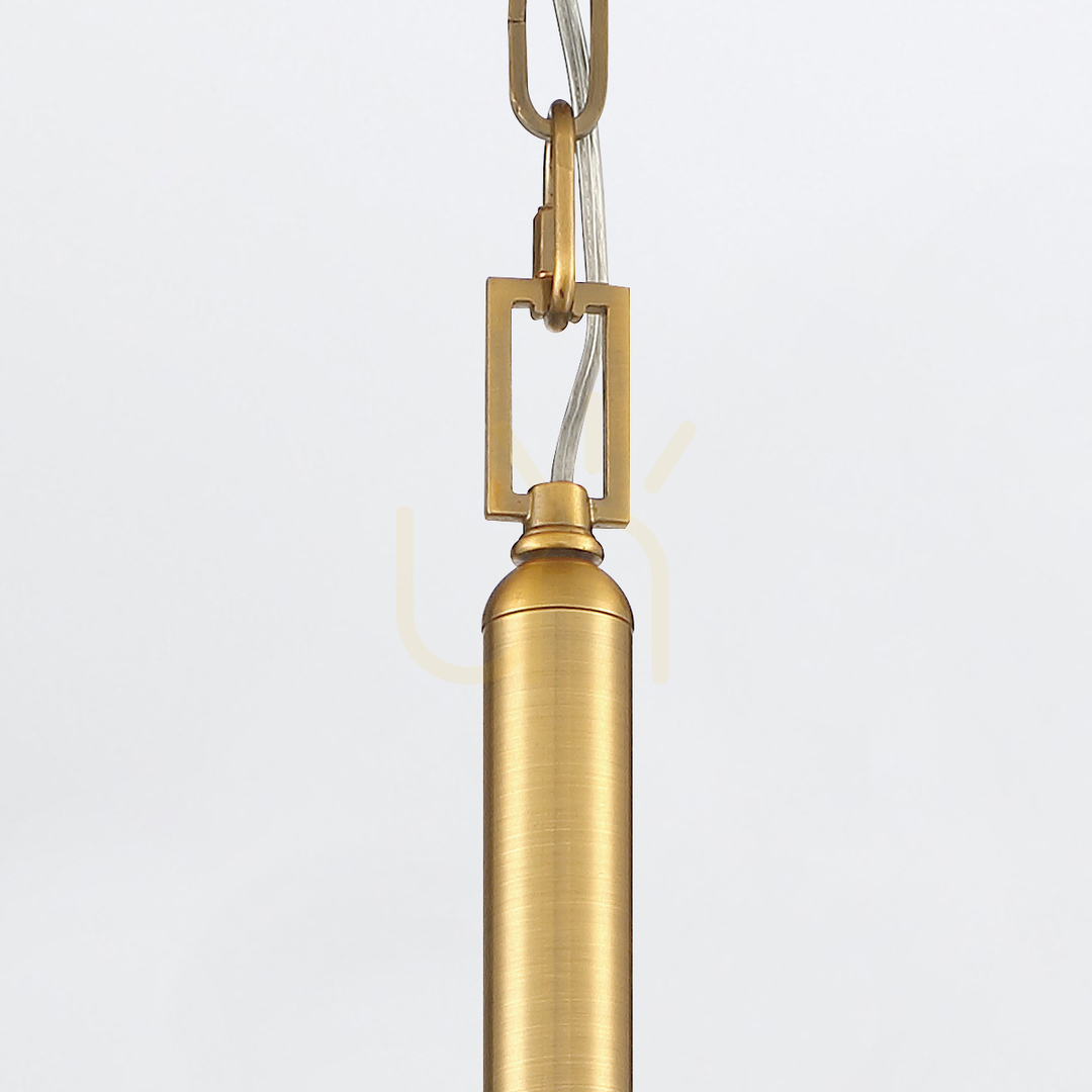 Check NOTTINGHAM pendant lamp - 3 light sources - Antique brass QUINTIESSE NOTTINGHAM pendant lamp - 3 light sources - Antique brass QUINTIESSE