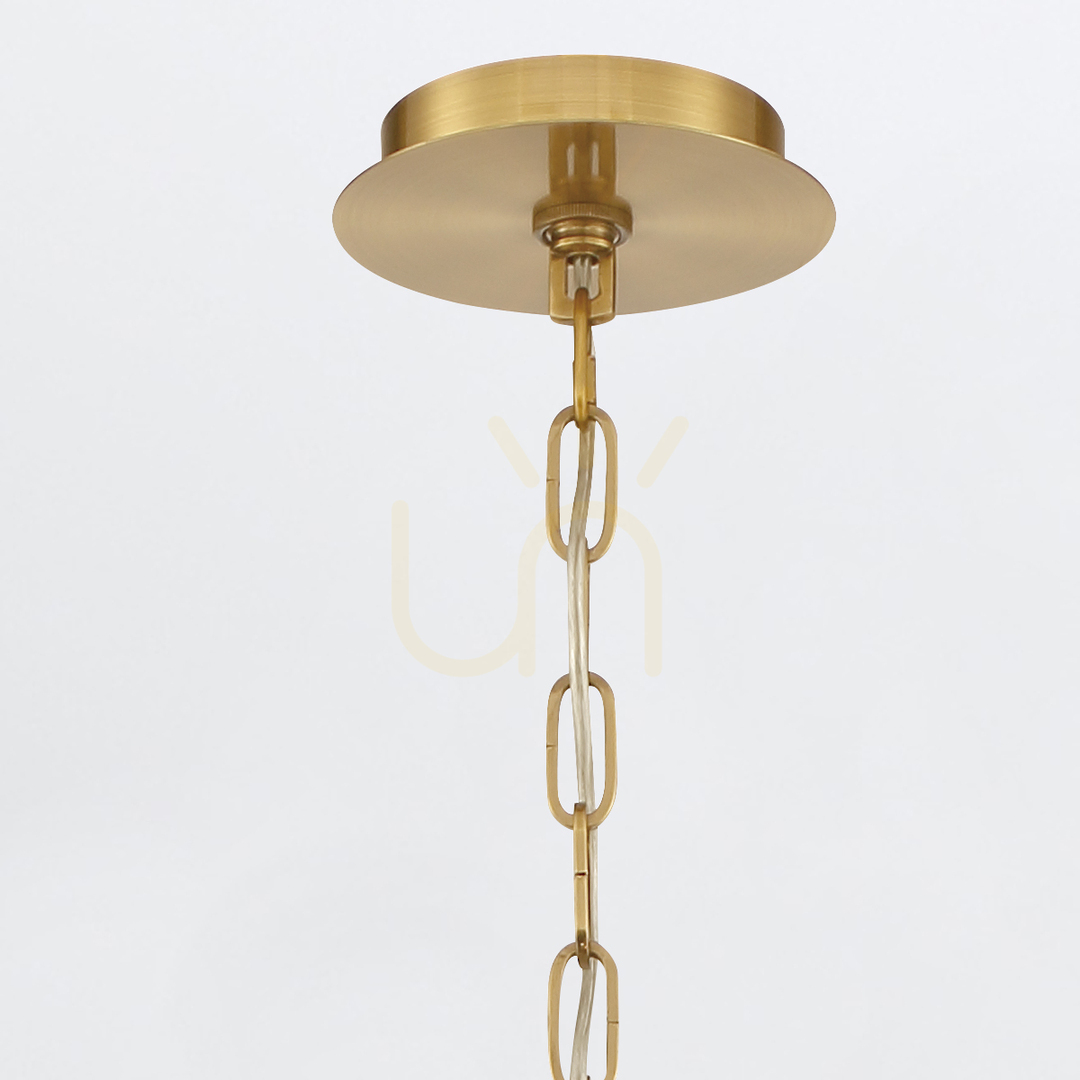 Show NOTTINGHAM chandelier - 5 light sources - Antique brass QUINTIESSE NOTTINGHAM chandelier - 5 light sources - Antique brass QUINTIESSE