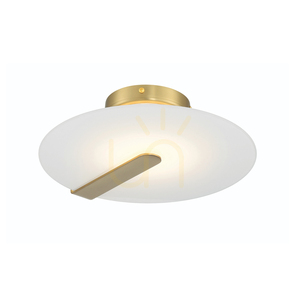 Small plafond / wall lamp NUVOLA - Brushed gold QUINTIESSE small 0