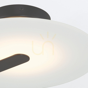 Quintiesse Nuvola Small Ceiling / Wall Light, Matte Black, LED 14 W 3000 K, Ø31 cm small 1