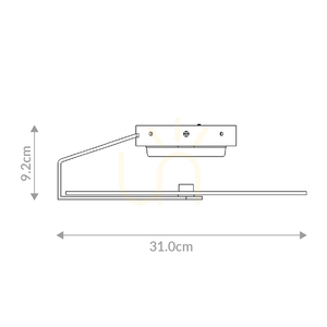 Quintiesse Nuvola Small Ceiling / Wall Light, Matte Black, LED 14 W 3000 K, Ø31 cm small 2