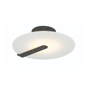 Quintiesse Nuvola Small Ceiling / Wall Light, Matte Black, LED 14 W 3000 K, Ø31 cm small 0