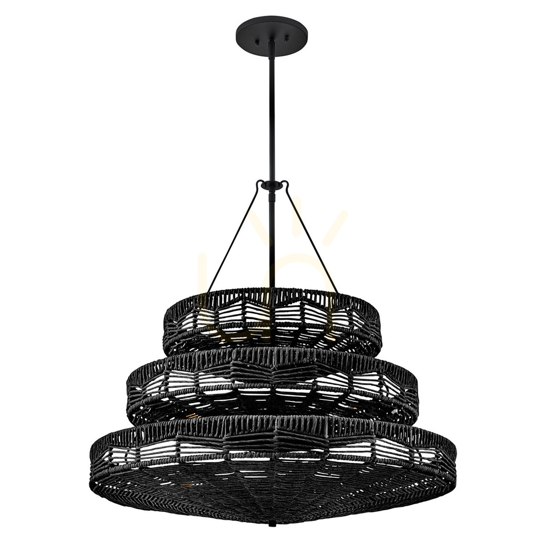 Display OPHELIA chandelier - 13 light sources - Black QUINTIESSE OPHELIA chandelier - 13 light sources - Black QUINTIESSE