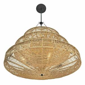 OPHELIA chandelier - 13 light sources - Black, caramel beige QUINTIESSE small 4