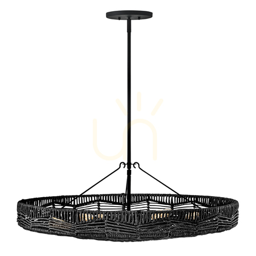 Check OPHELIA pendant lamp - 6 light sources - Black QUINTIESSE