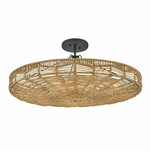 OPHELIA pendant lamp - 6 light sources - Black, caramel beige QUINTIESSE 5 OPHELIA pendant lamp - 6 light sources - Black, caramel beige QUINTIESSE small 5