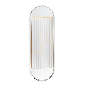 Medium LED wall lamp PALAIS - Polished Nickel QUINTIESSE small 1