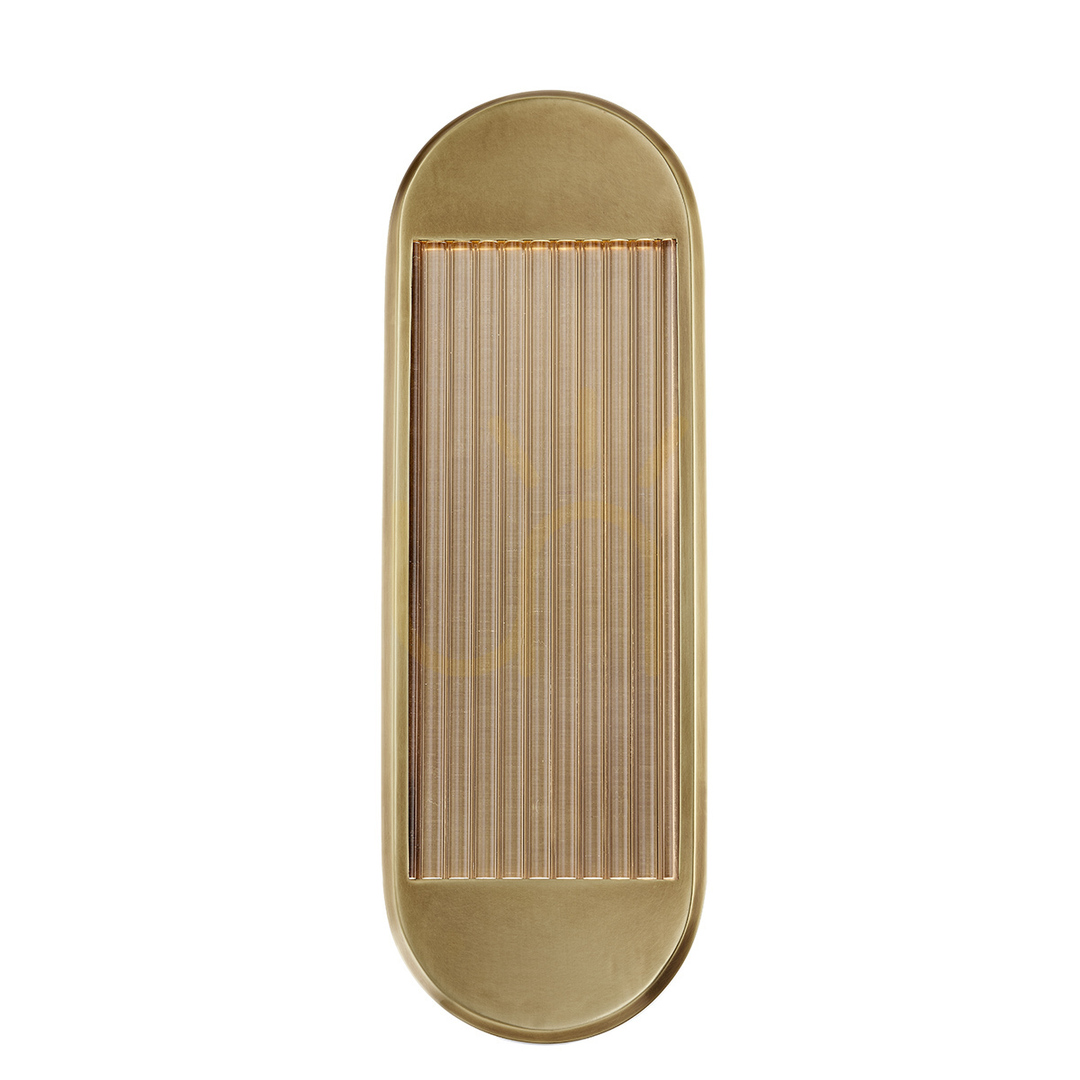 View Medium LED wall lamp PALAIS - Vintage brass QUINTIESSE Medium LED wall lamp PALAIS - Vintage brass QUINTIESSE