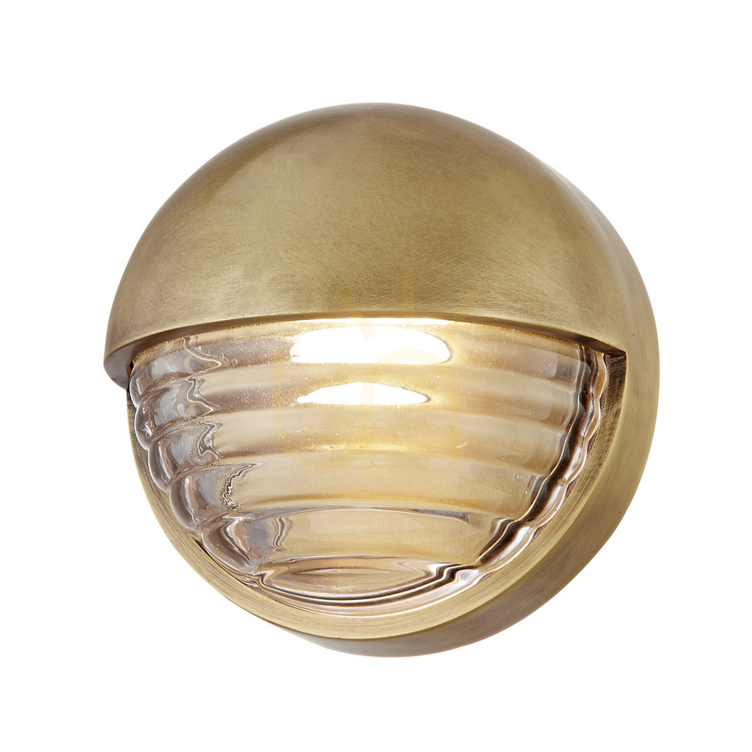 Small LED wall lamp PALAIS - Vintage brass QUINTIESSE