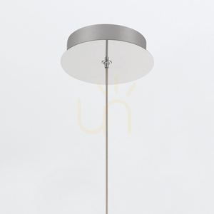 PALMAS small pendant lamp - 1 light source - Polished nickel QUINTIESSE small 6