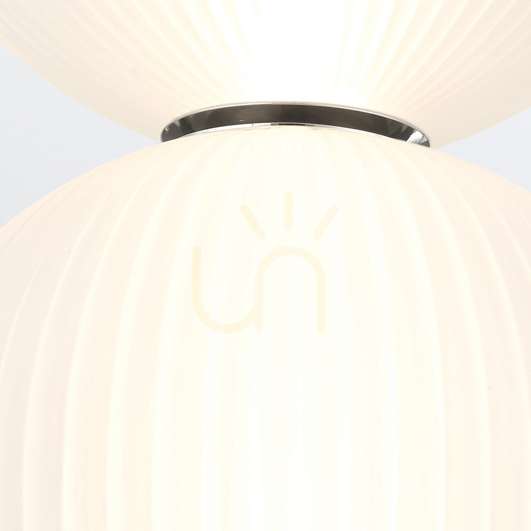 Display Palams small pendant lamp - 2 light sources - Polished nickel QUINTIESSE Palams small pendant lamp - 2 light sources - Polished nickel QUINTIESSE