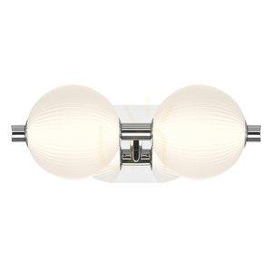 PALMAS wall lamp - 2 light sources - Polished nickel QUINTIESSE 1 PALMAS wall lamp - 2 light sources - Polished nickel QUINTIESSE small 1