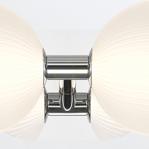 PALMAS wall lamp - 2 light sources - Polished nickel QUINTIESSE 5 PALMAS wall lamp - 2 light sources - Polished nickel QUINTIESSE small 5