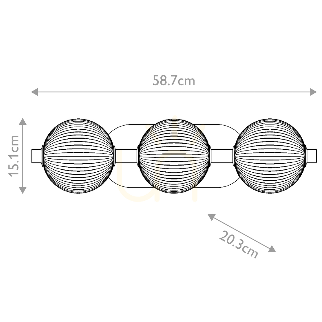 Preview PALMAS wall lamp - 3 light sources - Polished nickel QUINTIESSE PALMAS wall lamp - 3 light sources - Polished nickel QUINTIESSE