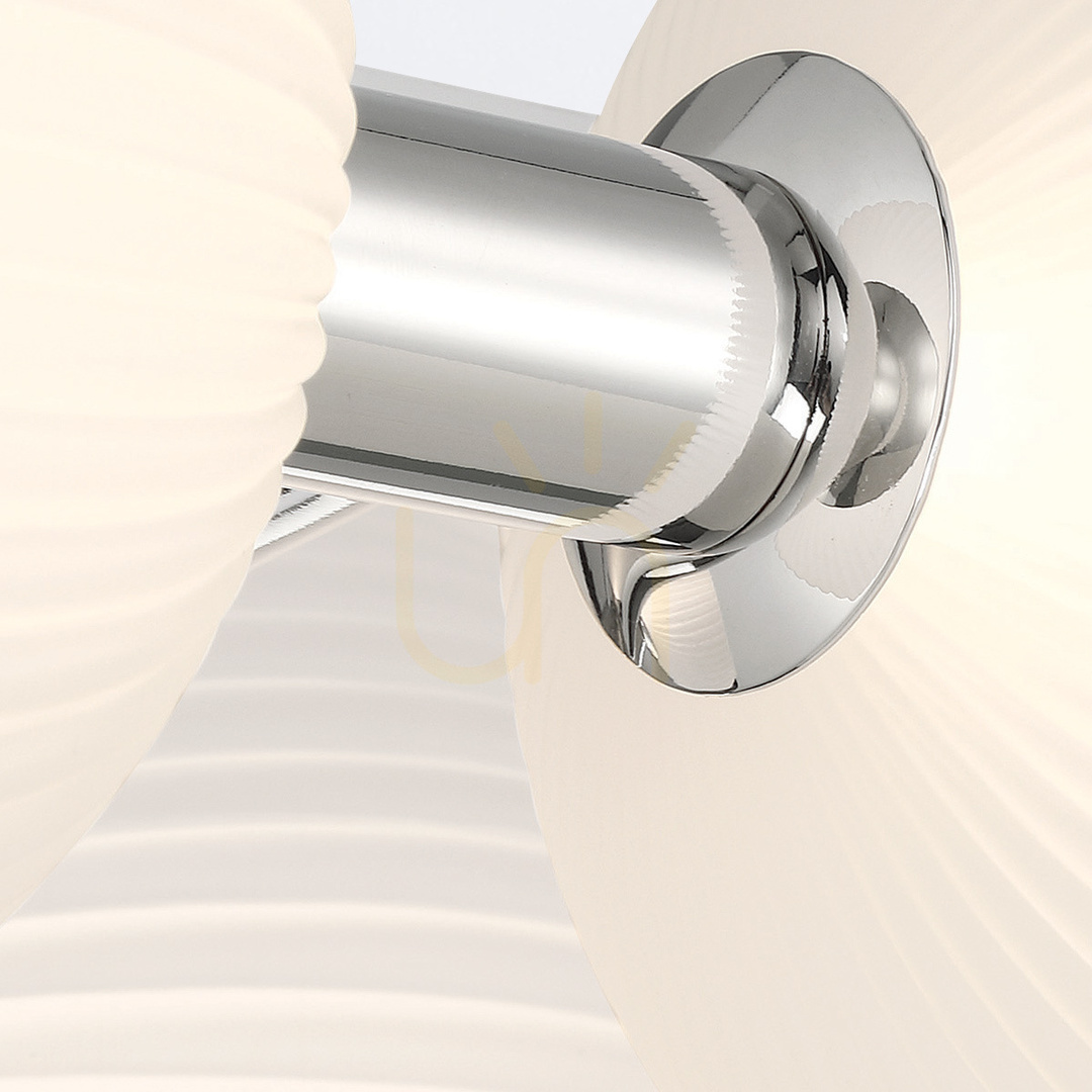 Display PALMAS wall lamp - 3 light sources - Polished nickel QUINTIESSE PALMAS wall lamp - 3 light sources - Polished nickel QUINTIESSE