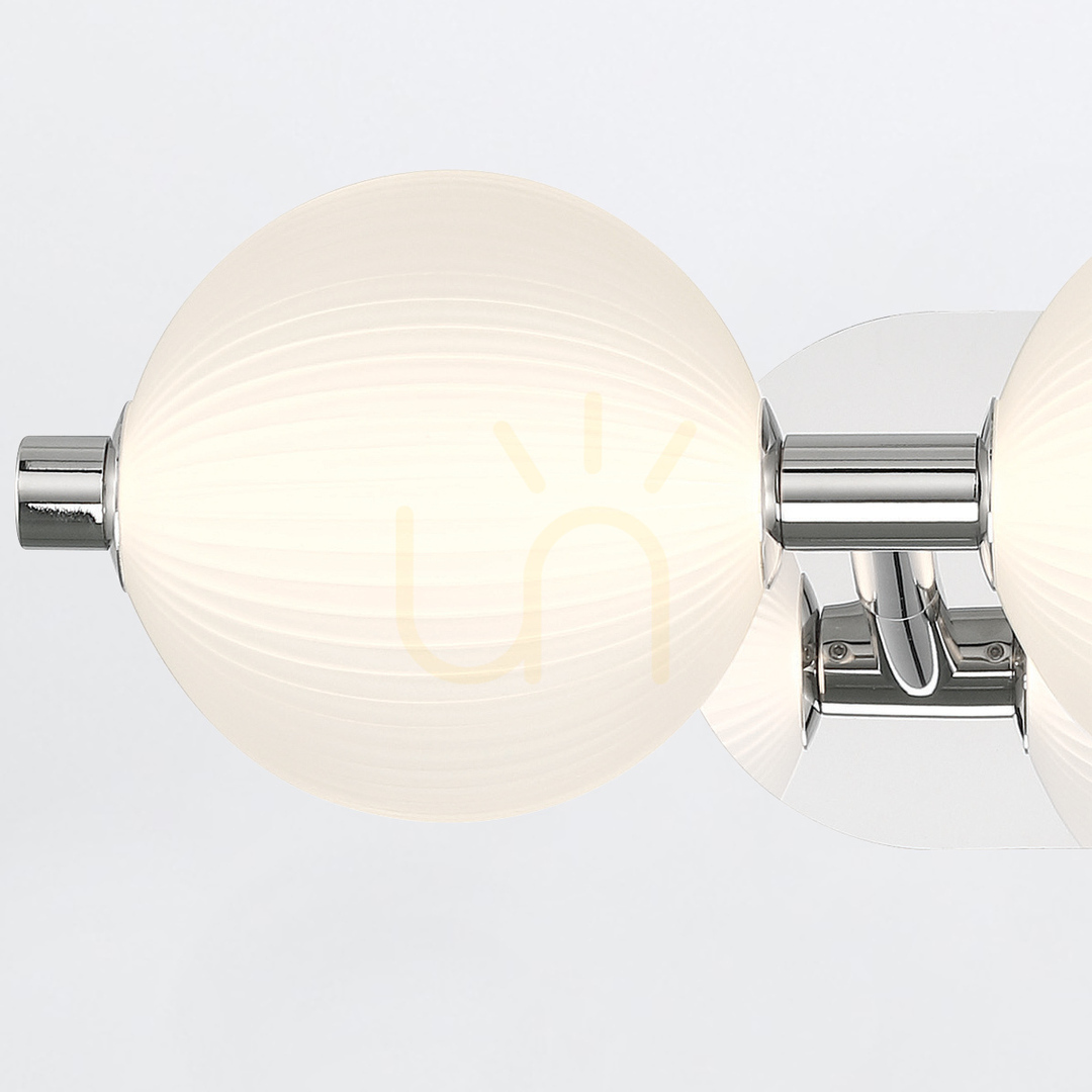 Check PALMAS wall lamp - 3 light sources - Polished nickel QUINTIESSE PALMAS wall lamp - 3 light sources - Polished nickel QUINTIESSE