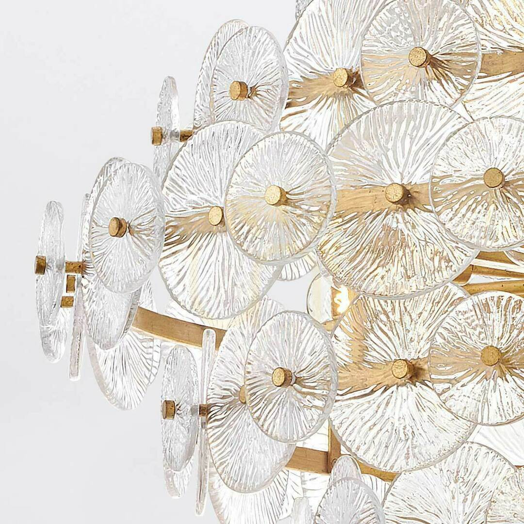 Show RENE chandelier - 16 light sources - Purple brass QUINTIESSE RENE chandelier - 16 light sources - Purple brass QUINTIESSE