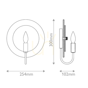 RENE wall lamp - 1 light source - Purple brass QUINTIESSE 2 RENE wall lamp - 1 light source - Purple brass QUINTIESSE small 2